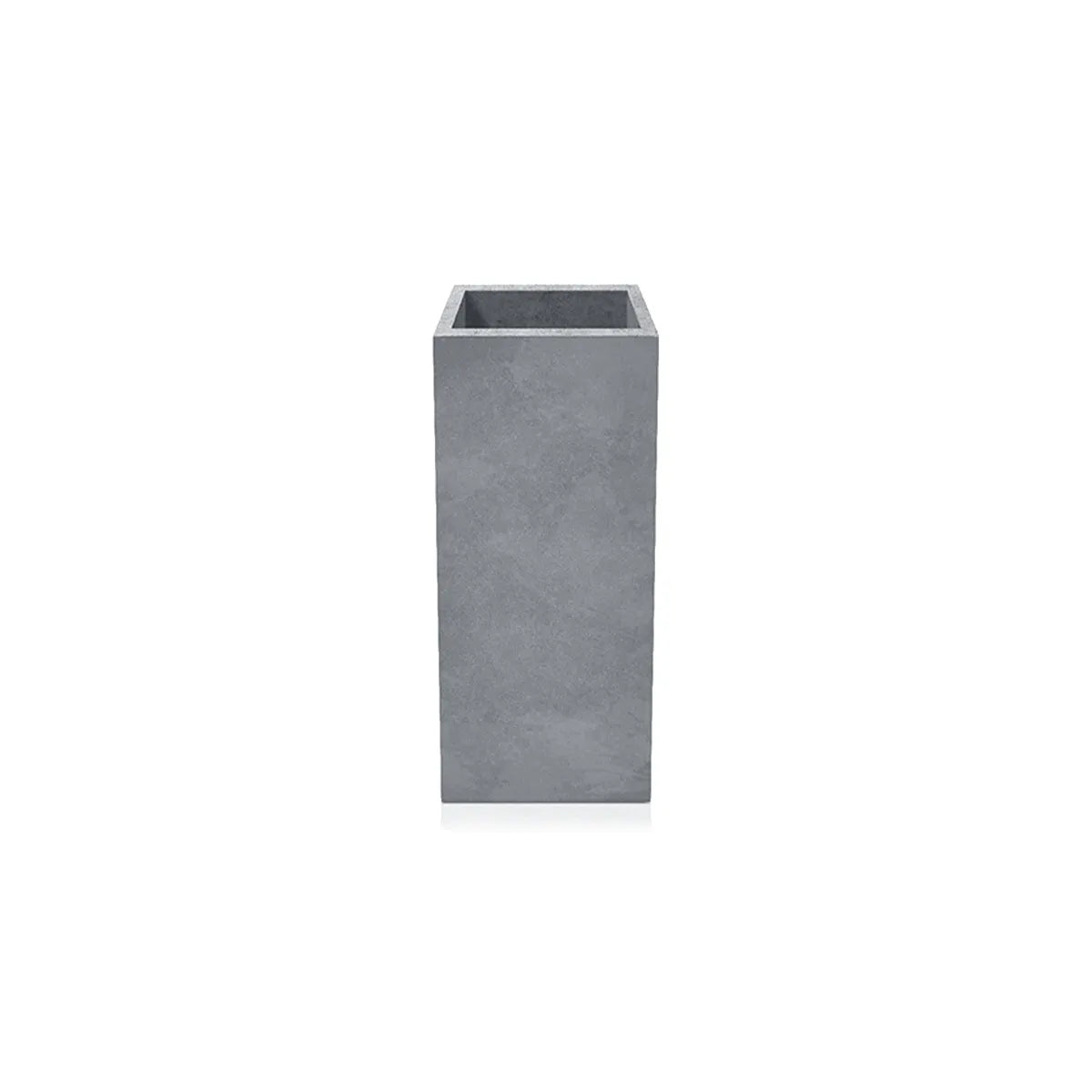 Outdoor Concrete Planters - Square 30x30x70 cm on white background Decormania UK