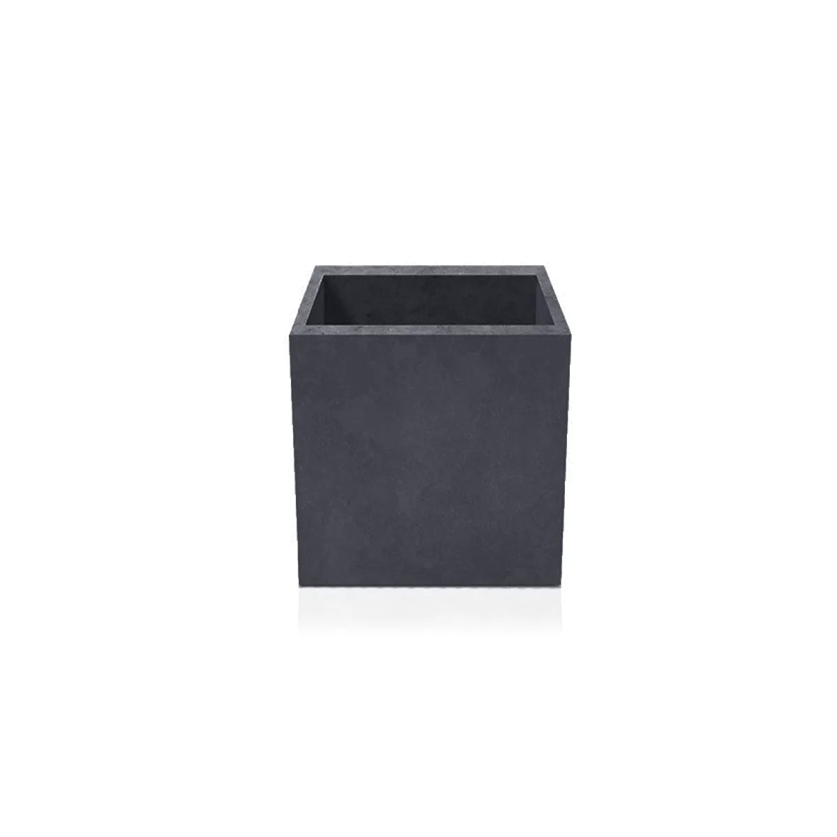 Outdoor Concrete Planters - Square 50x50x50 cm on white background Decormania UK