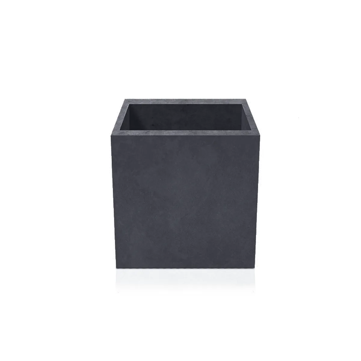 Outdoor Concrete Planters - Square 60x60x60 cm on white background Decormania UK