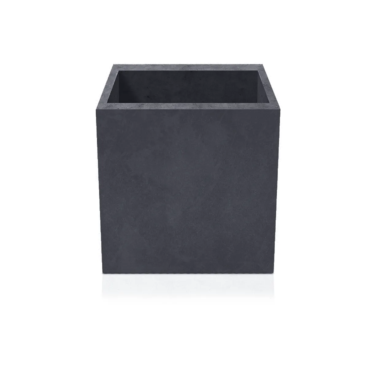 Outdoor Concrete Planters - Square 70x70x70 cm on white background Decormania UK