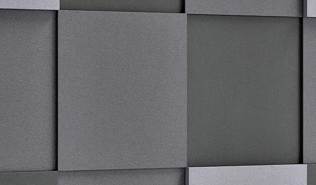 PIXEL L Soft Acoustic Wall Panel grey panels Decormania UK