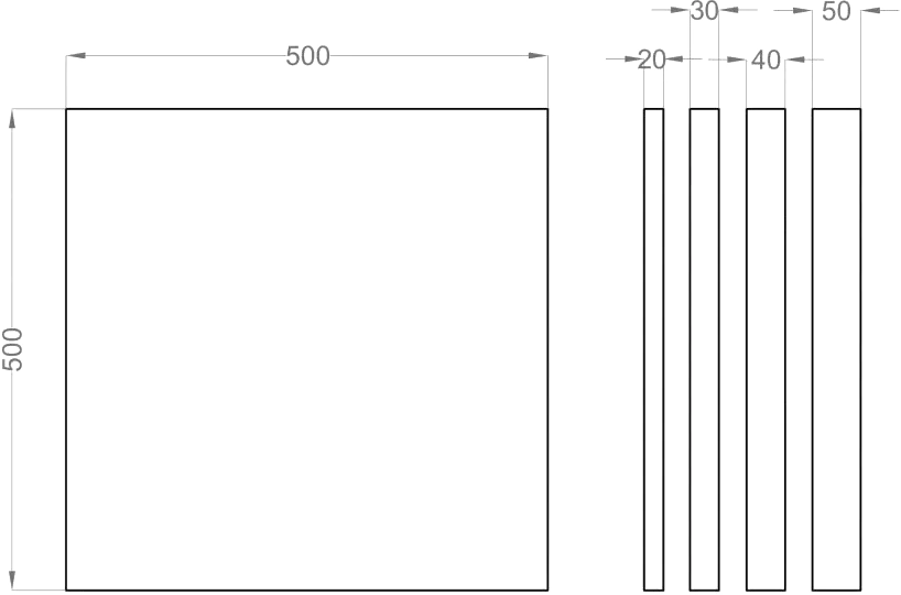 PIXEL L Soft Acoustic Wall Panels dimensions Decormania UK