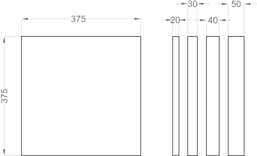 PIXEL M Soft Acoustic Wall Panels dimensions DecorMania UK