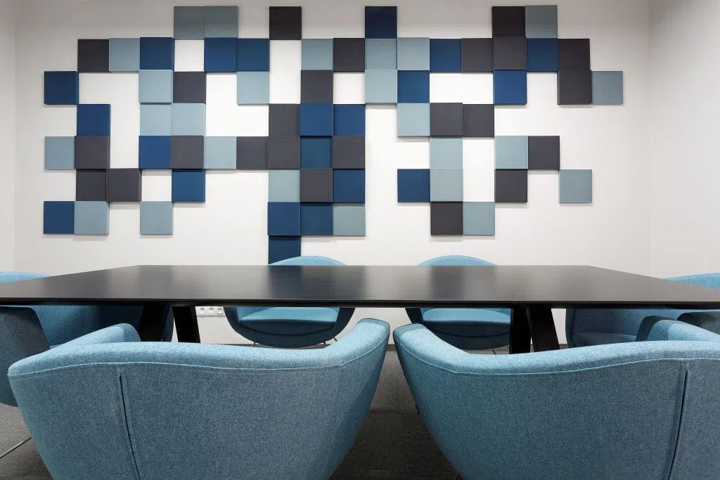 PIXEL S Soft Acoustic Wall Panel conference room decor piece 3D Wall Panels | DecorMania UK