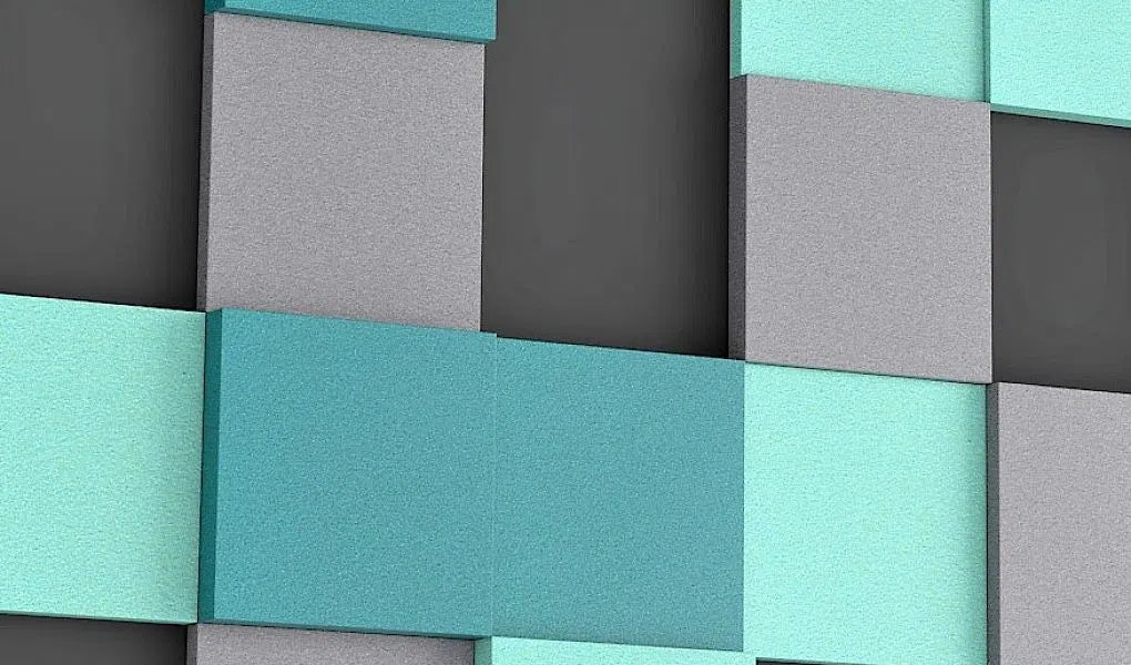 PIXEL S Soft Acoustic Wall Panel wall texture closeup 3D Wall Panels | DecorMania UK