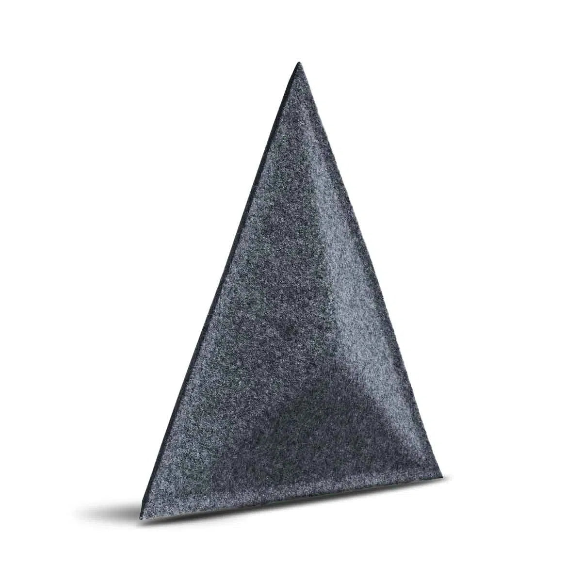 PYRAMID 3D Acoustic Felt Wall Panels on white background GREY Multipack Decormania UK