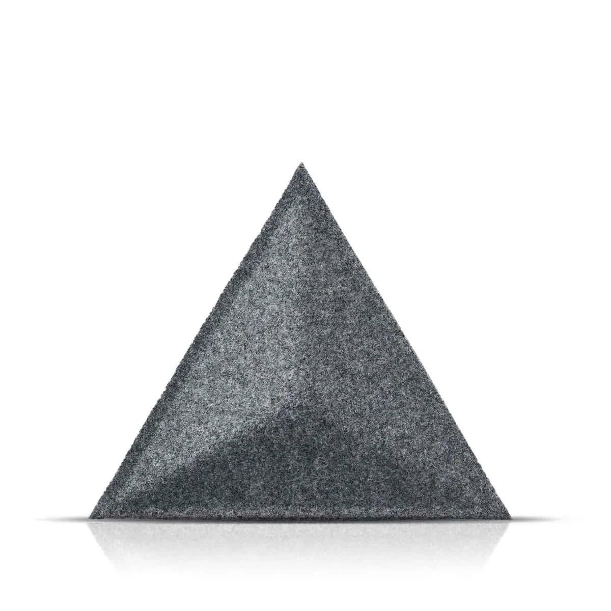 PYRAMID 3D Acoustic Felt Wall Panels on white background GREY Multipack Decormania UK