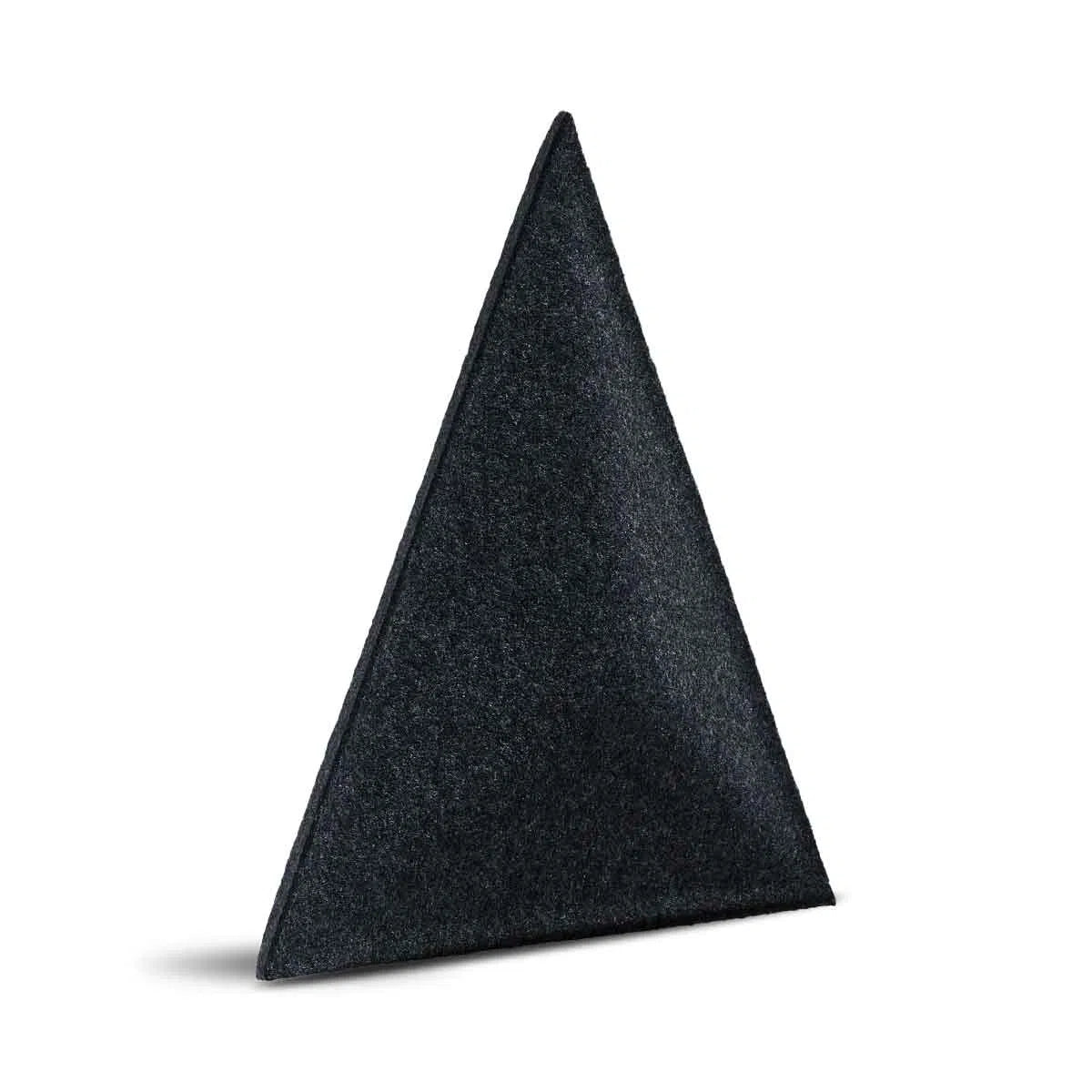 PYRAMID Acoustic 3D Felt Wall Panels on white background BLACK Multipack Decormania UK