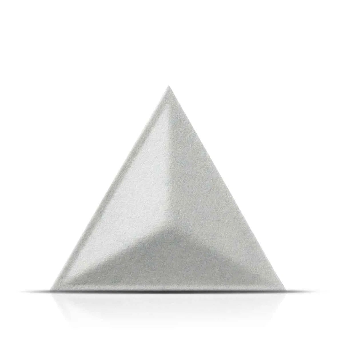 PYRAMID Acoustic 3D Felt Wall Panels on white background CREAM Multipack Decormania UK