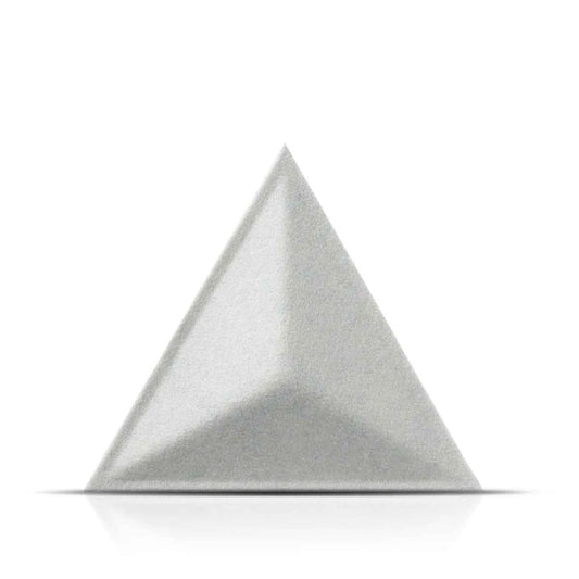 PYRAMID Acoustic 3D Felt Wall Panels on white background CREAM Multipack Decormania UK
