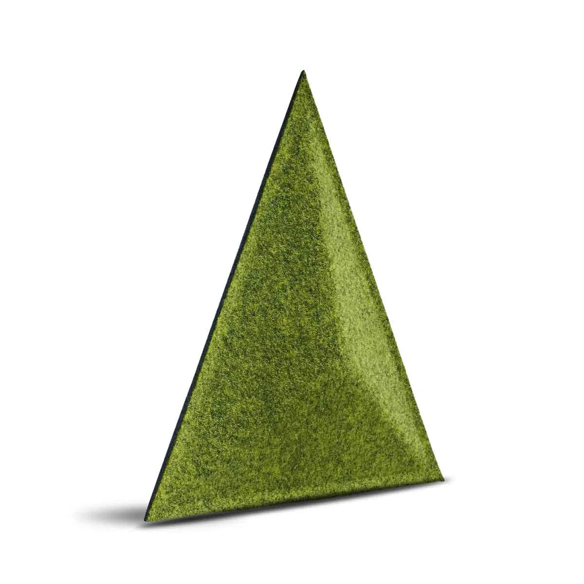 PYRAMID Acoustic 3D Felt Wall Panels on white background OLIVE Multipack Decormania UK