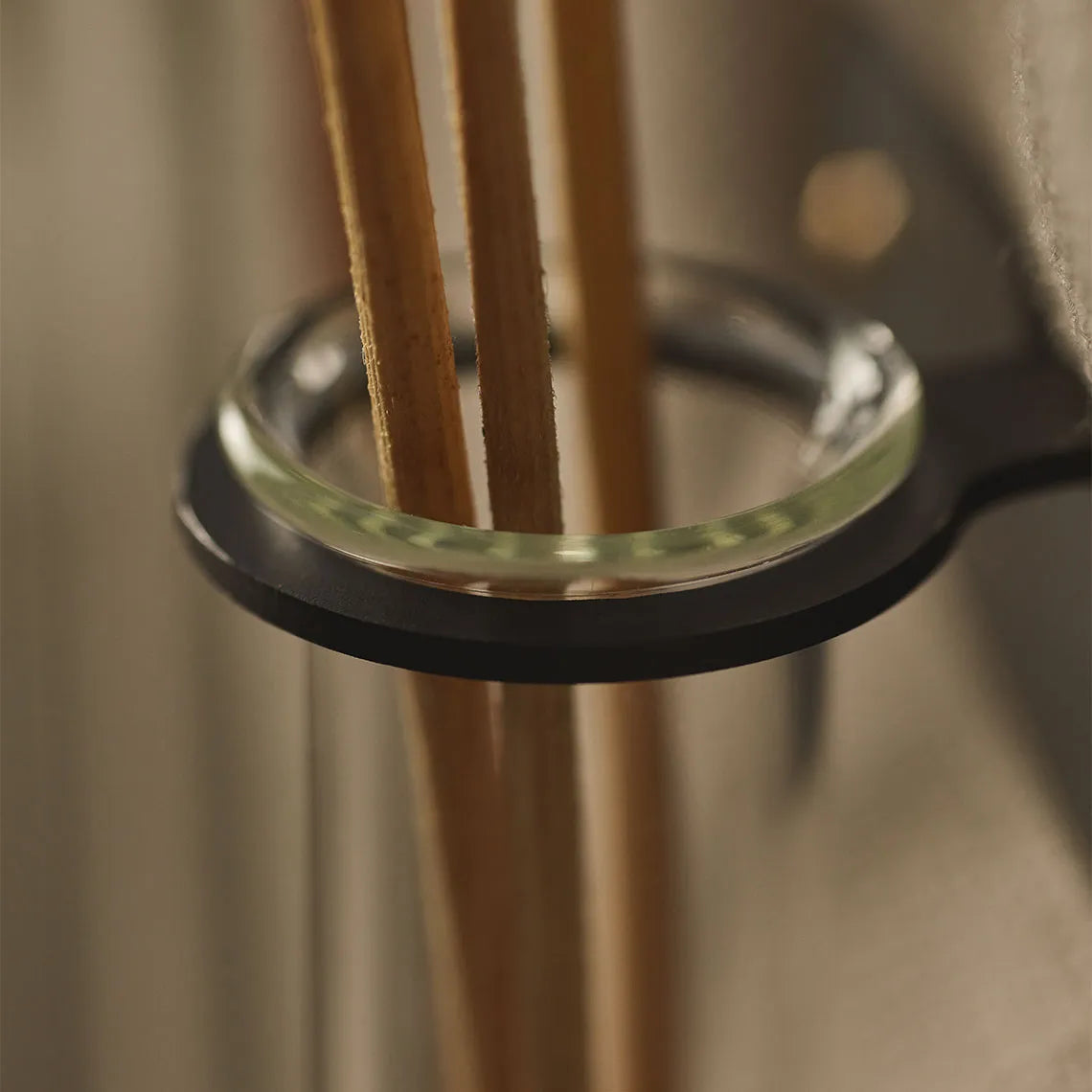 Padded Wall Boards Accessories - Decorative Strip 1 Black closeup Decormania UK