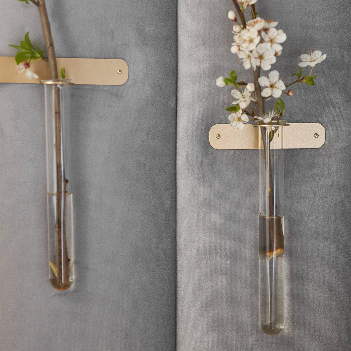 Padded Wall Boards Accessories - Decorative Strip 1 Gold on grey panels Decormania UK