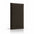 Chocolate brown bespoke upholstered wall panel on white background