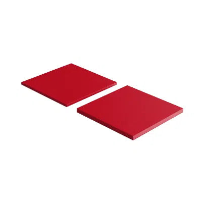 Pixel L - FIRE-RESIST - Acoustic Wall Panel on white background Decormania UK