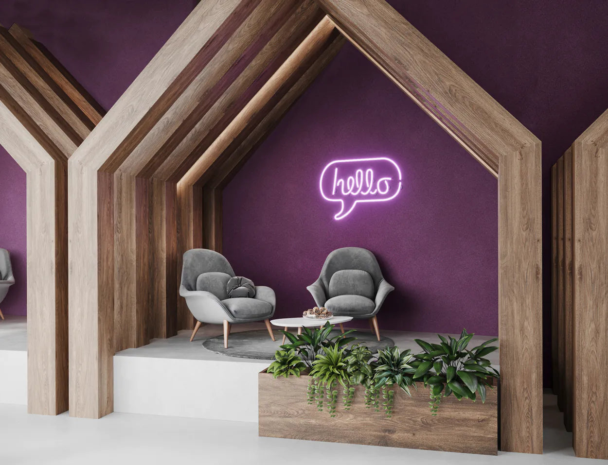 Plain Acoustic Wallpaper Wool 
sitting area DecorMania UK