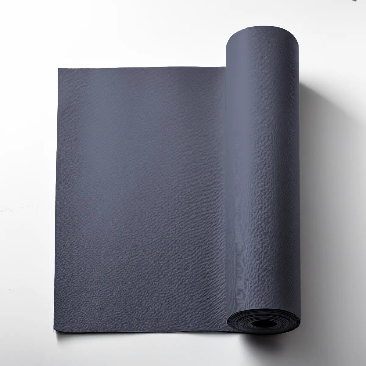 Plain Acoustic Wallpaper Wool midnight swatch DecorMania UK