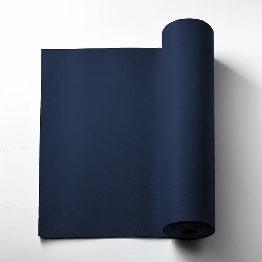 Plain Acoustic Wallpaper Wool saphire swatch DecorMania UK