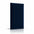 Navy blue bespoke upholstered wall panel on white background