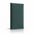 Teal bespoke upholstered wall panel on white background