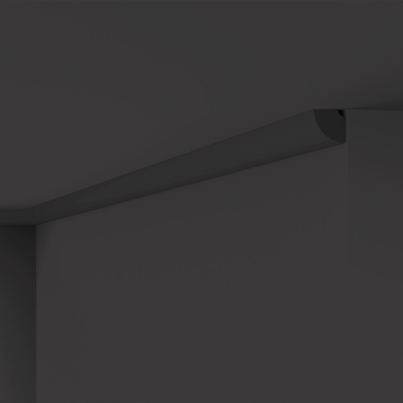 NOMASTYL® NMC 2m Ceiling Coving on plain wall and ceiling Decormania UK