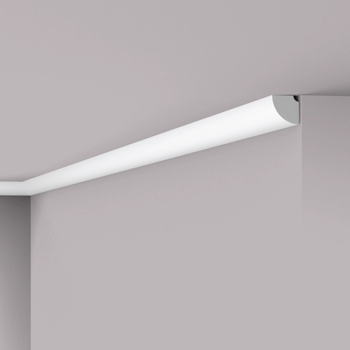 NOMASTYL® NMC 2m Ceiling Coving on plain wall and ceiling Decormania UK