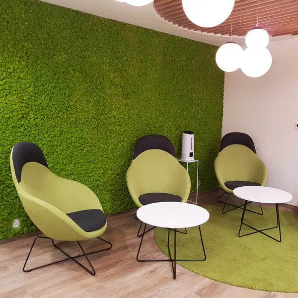 Reindeer Preserved Moss Wall Decor in modern interior DecorMania UK