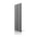 3D Concrete Wall Panels STRIPES S51 colour on white background DecorMania UK