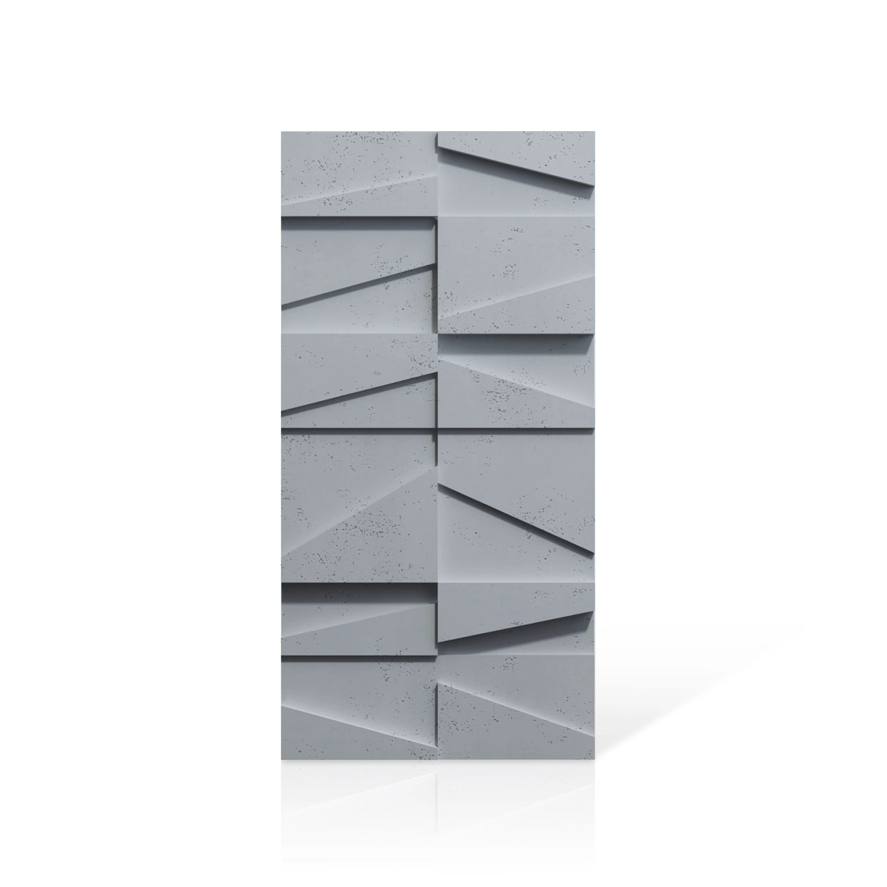 3D Concrete Wall Panels MULTI BOOKCASE colour swatch on white background DecorMania UK