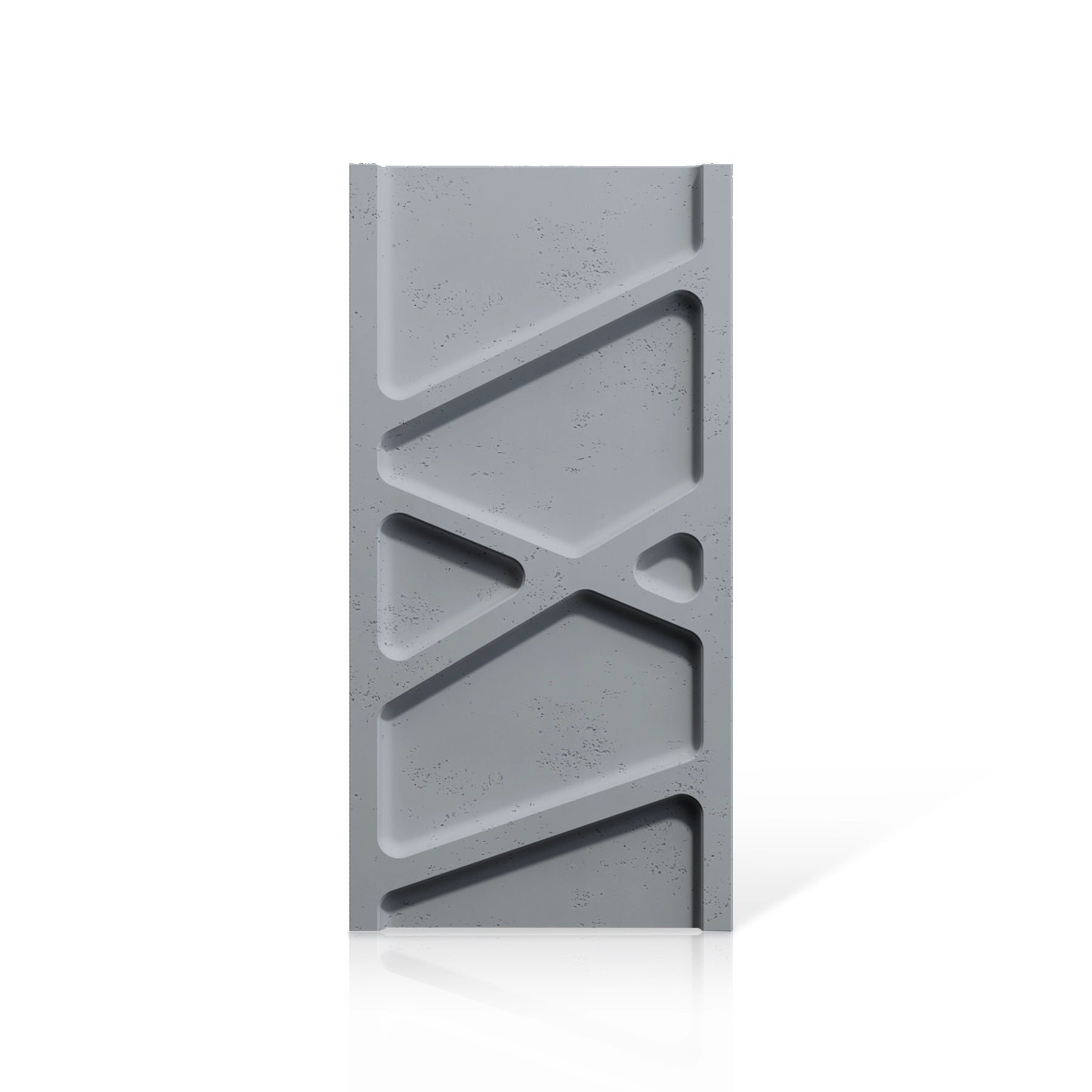 3D Concrete Wall Panels PARALELL colour swatch on white background DecorMania UK