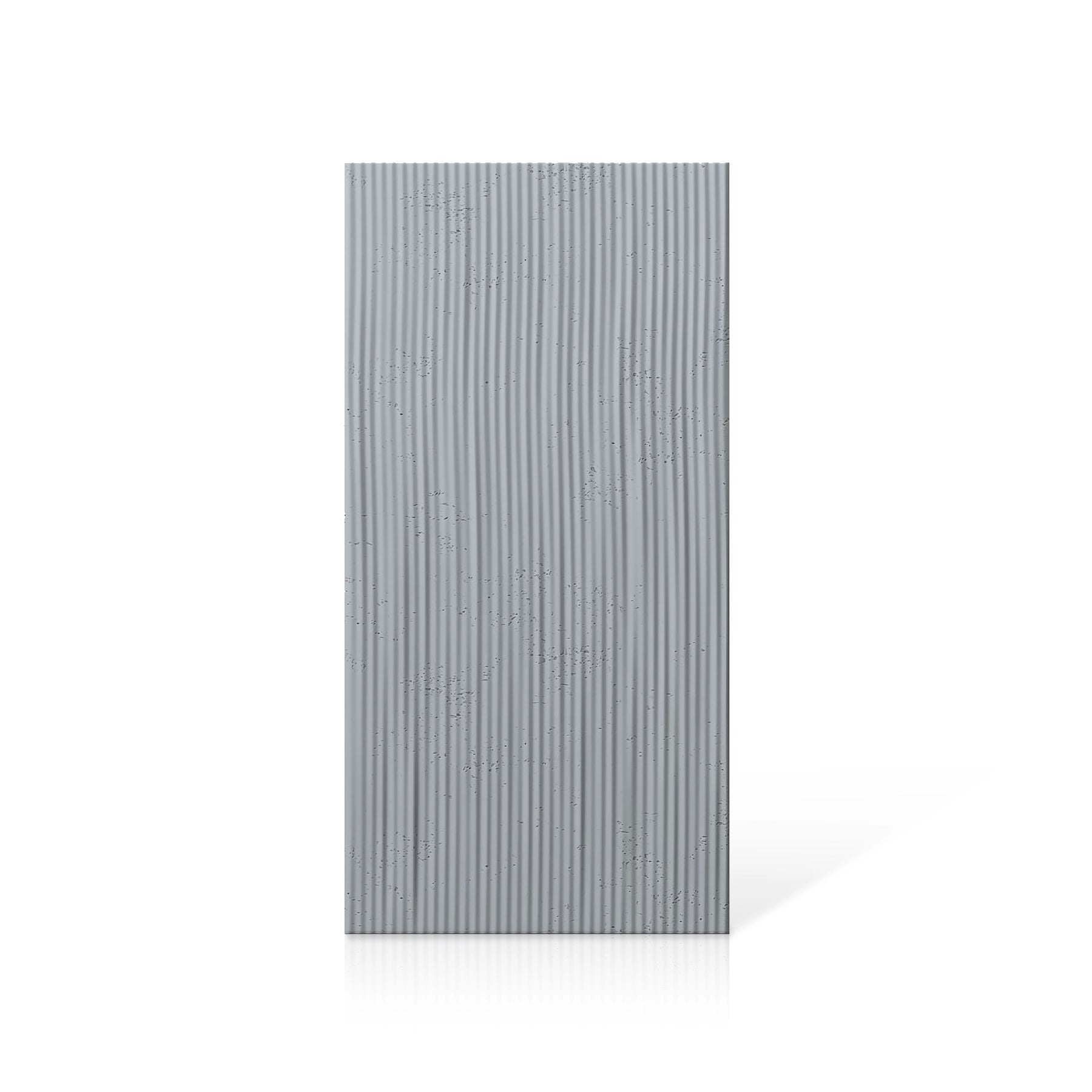 3D Concrete Wall Panels RIDGES colour swatch on white background DecorMania UK
