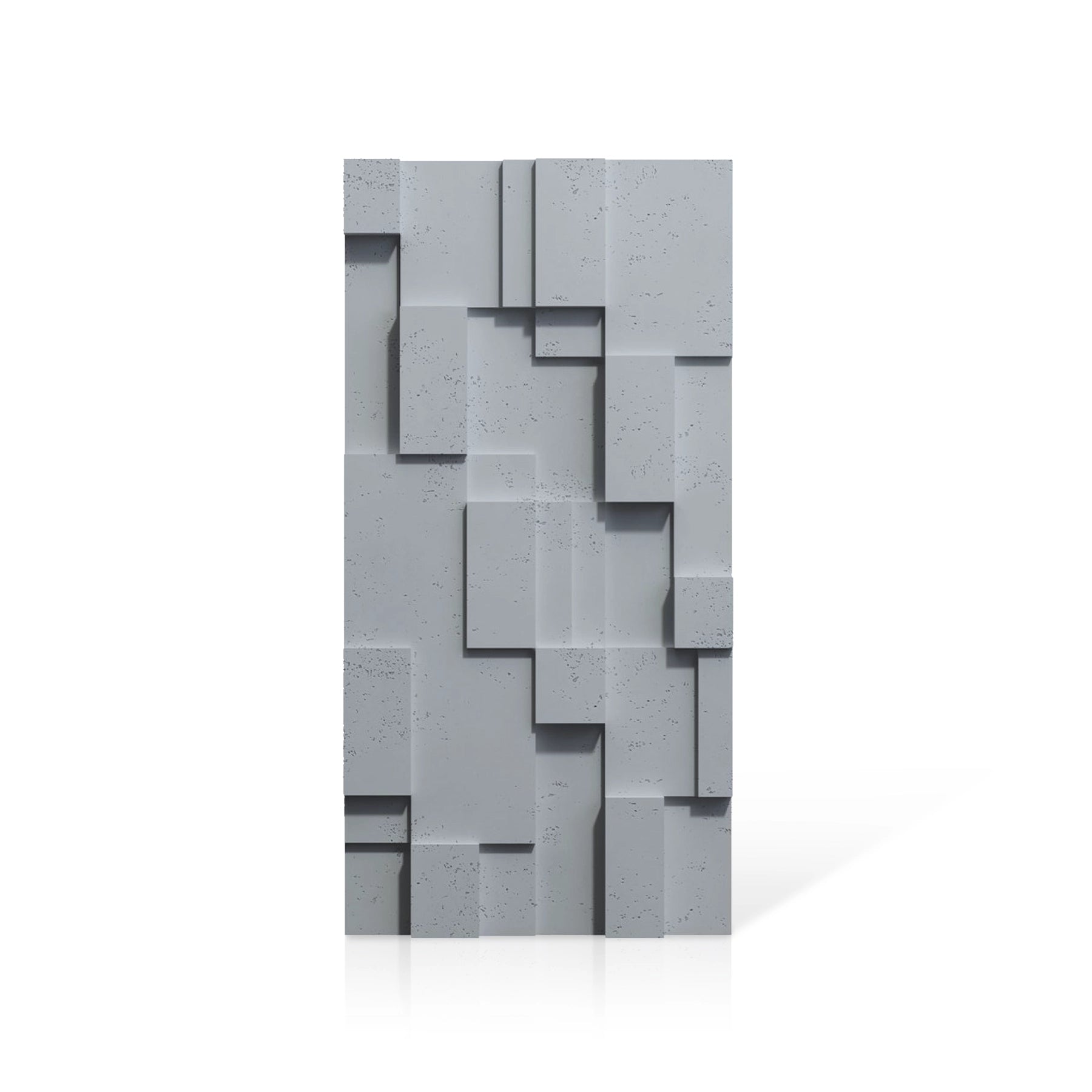 3D Concrete Wall Panels STAIRS colour swatch on white background DecorMania UK