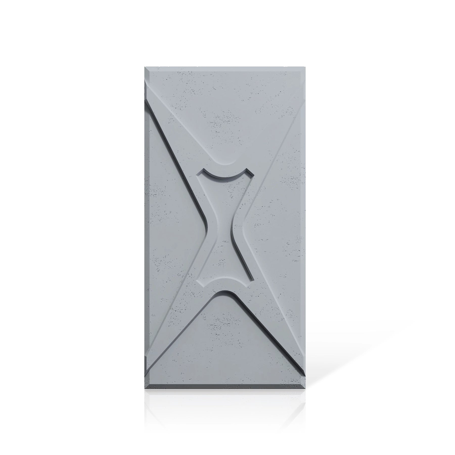 3D Concrete Wall Panels STARS colour swatch on white background DecorMania UK