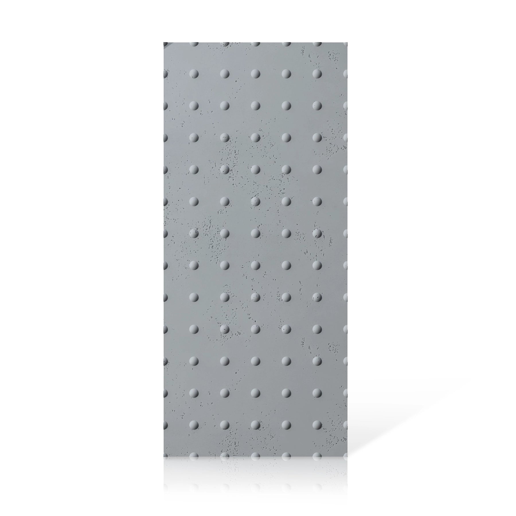 3D Concrete Wall Panels STEEL DOTS colour swatch on white background DecorMania UK