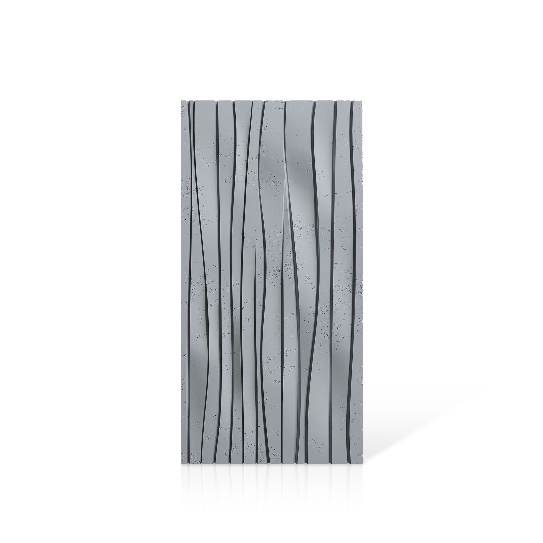 3D Concrete Wall Panels WAVES colour swatch on white background DecorMania UK