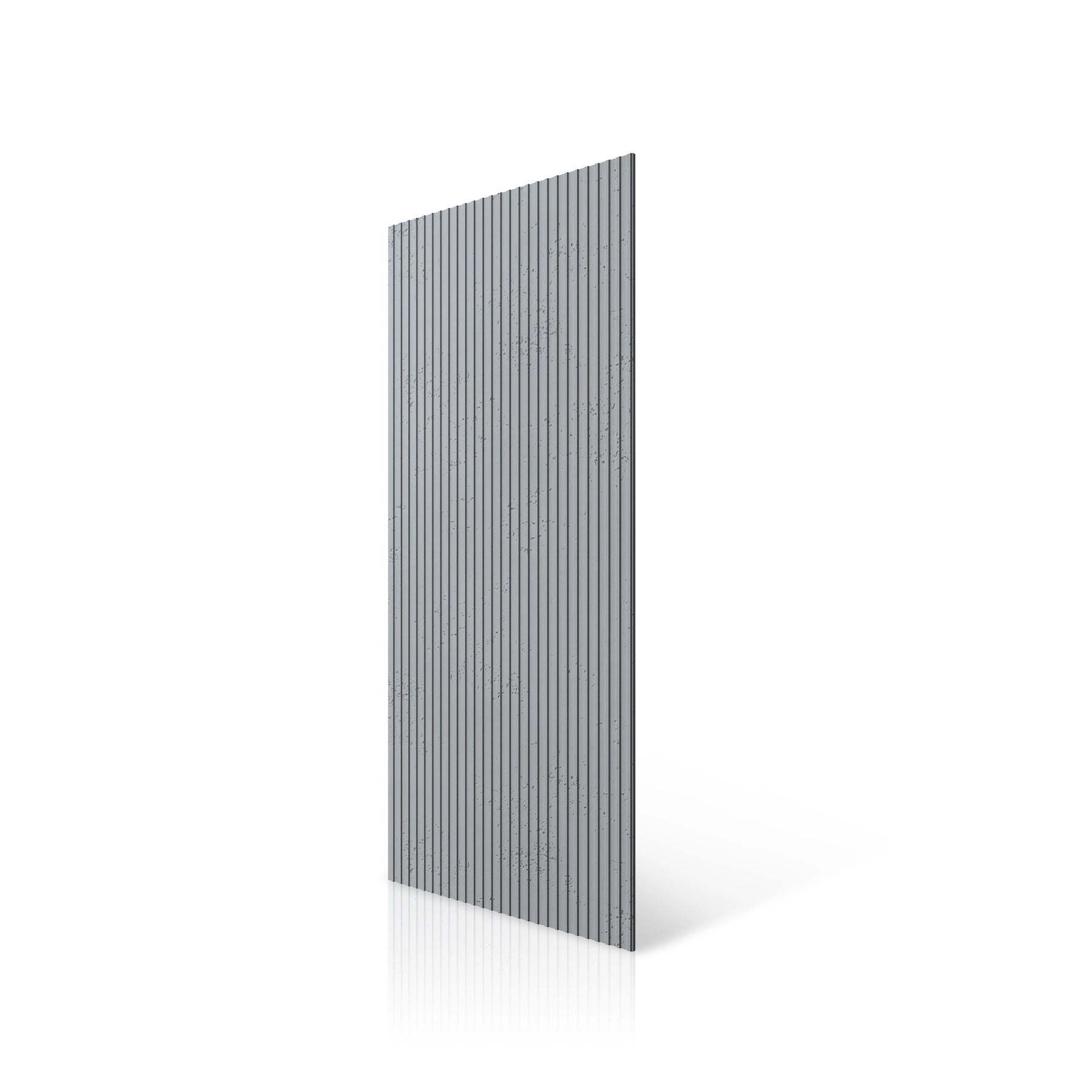 3D Concrete Wall Panels GROOVE colour swatch on white background DecorMania UK