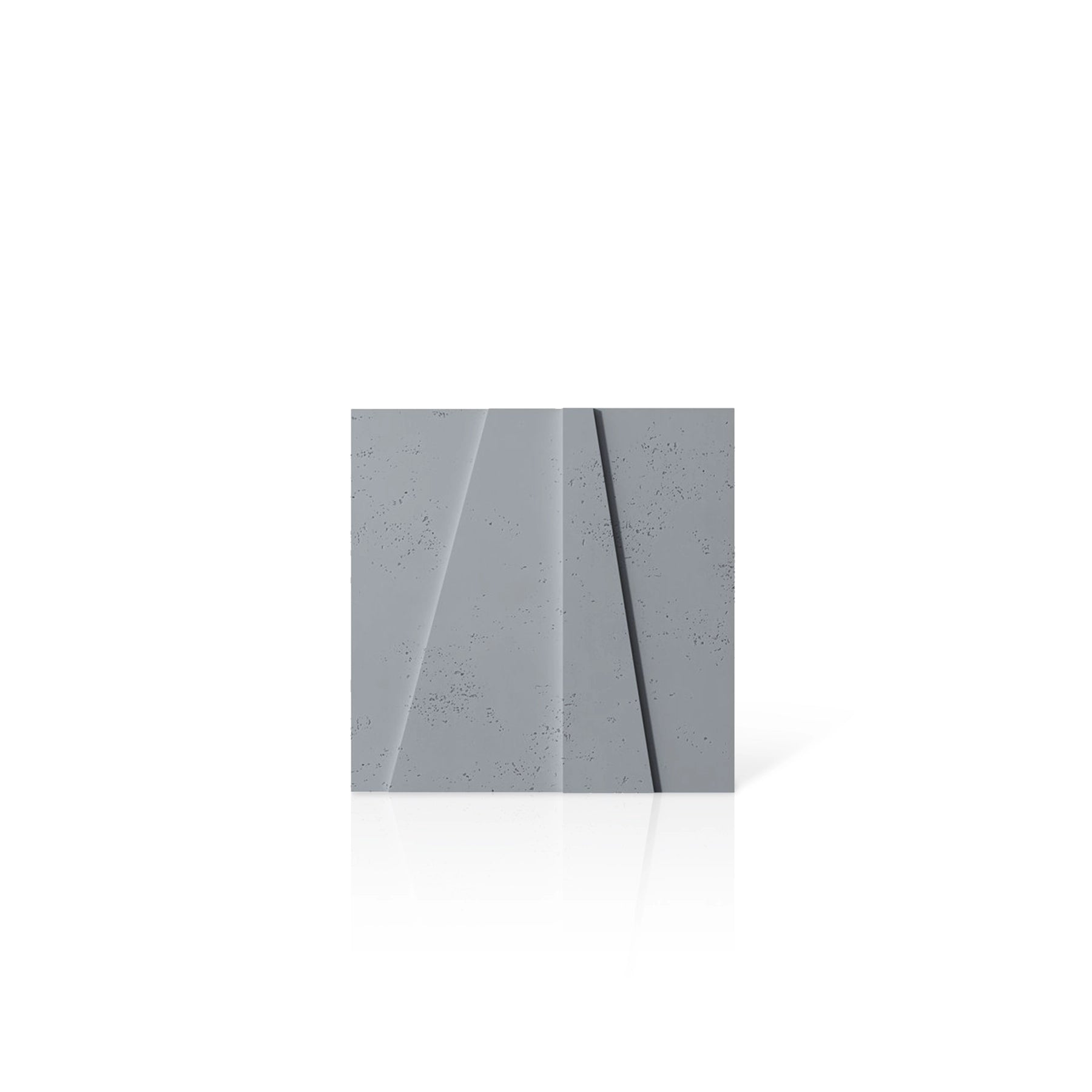3D Concrete Wall Panels BOOKCASE colour swatch on white background DecorMania UK