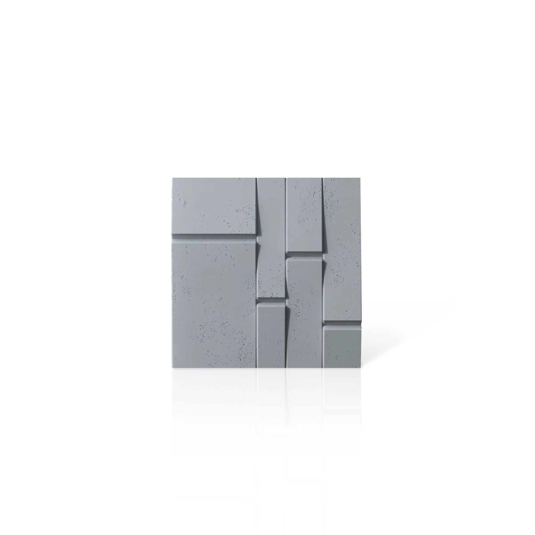 3D Concrete Wall Panels BREAK OUT colour swatch on white background DecorMania UK