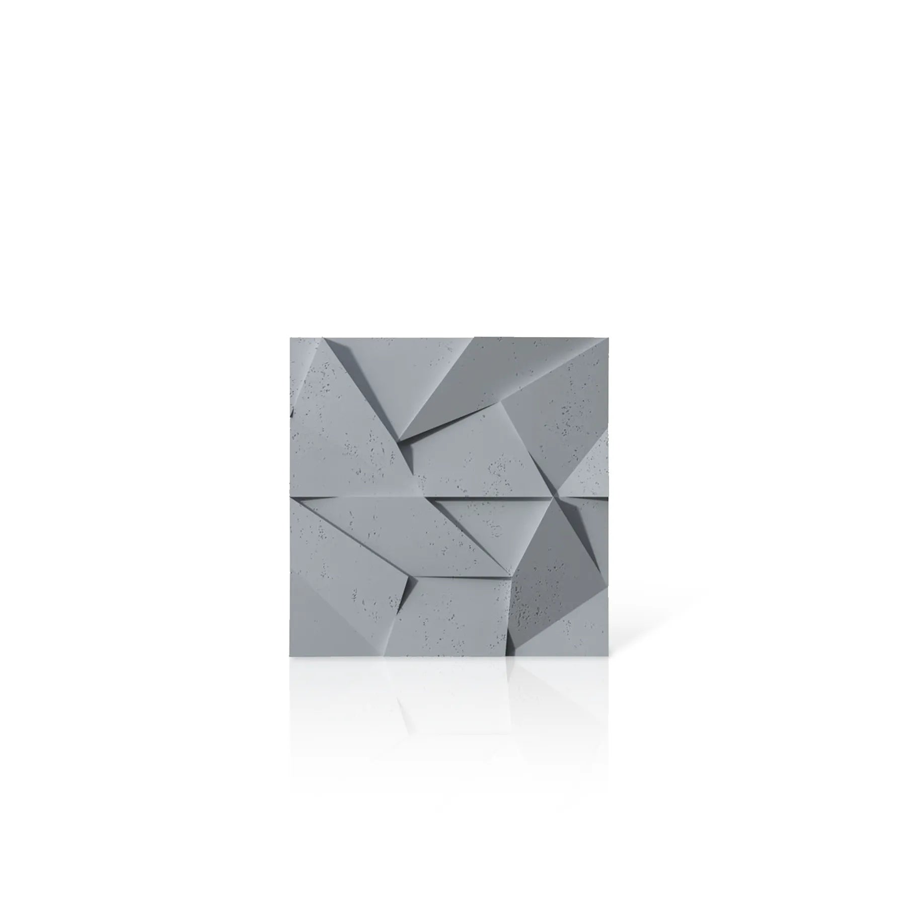 3D Concrete Wall Panels MULTICRYSTAL colour swatch on white background DecorMania UK