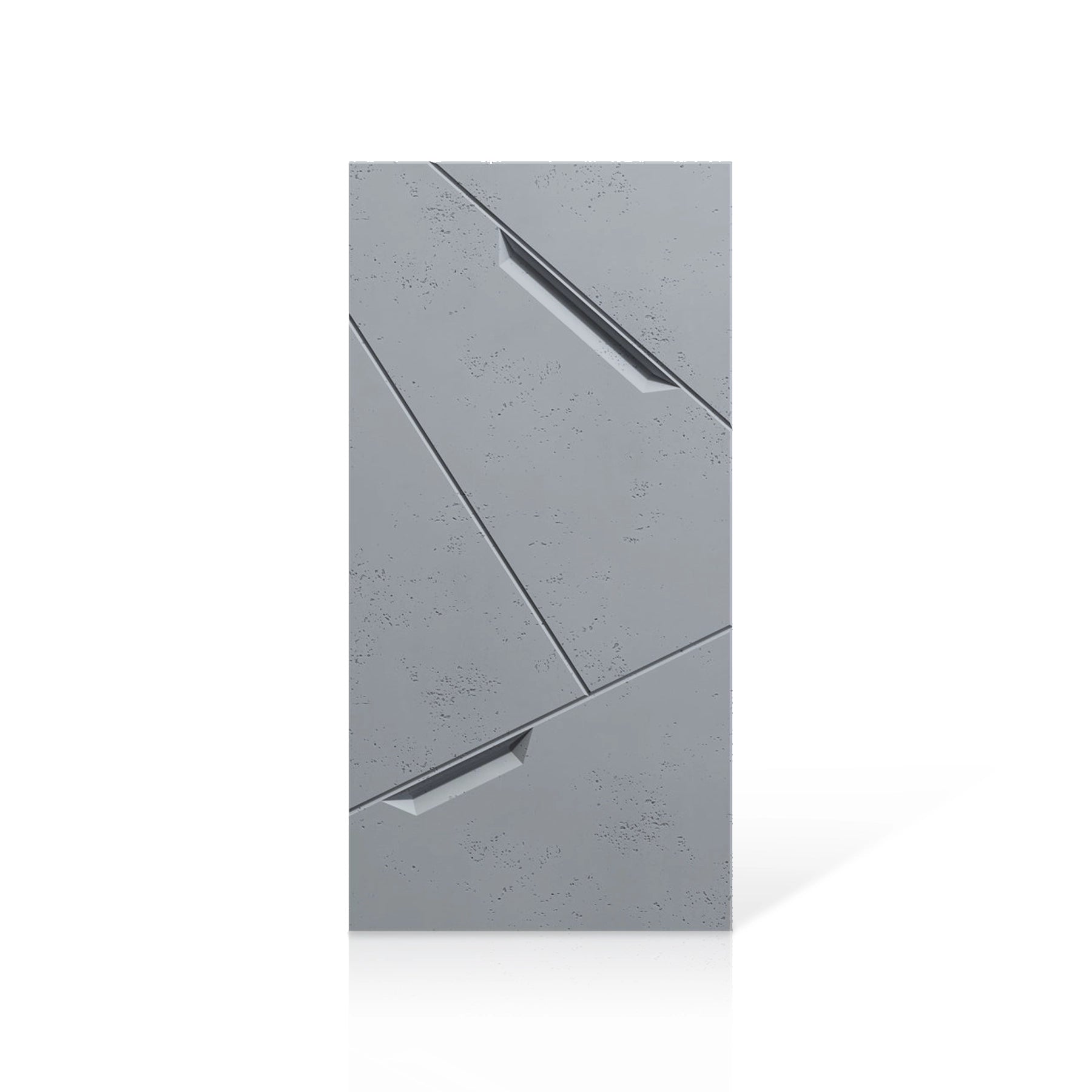 3D Concrete Wall Panels STOWAWAY colour swatch on white background DecorMania UK