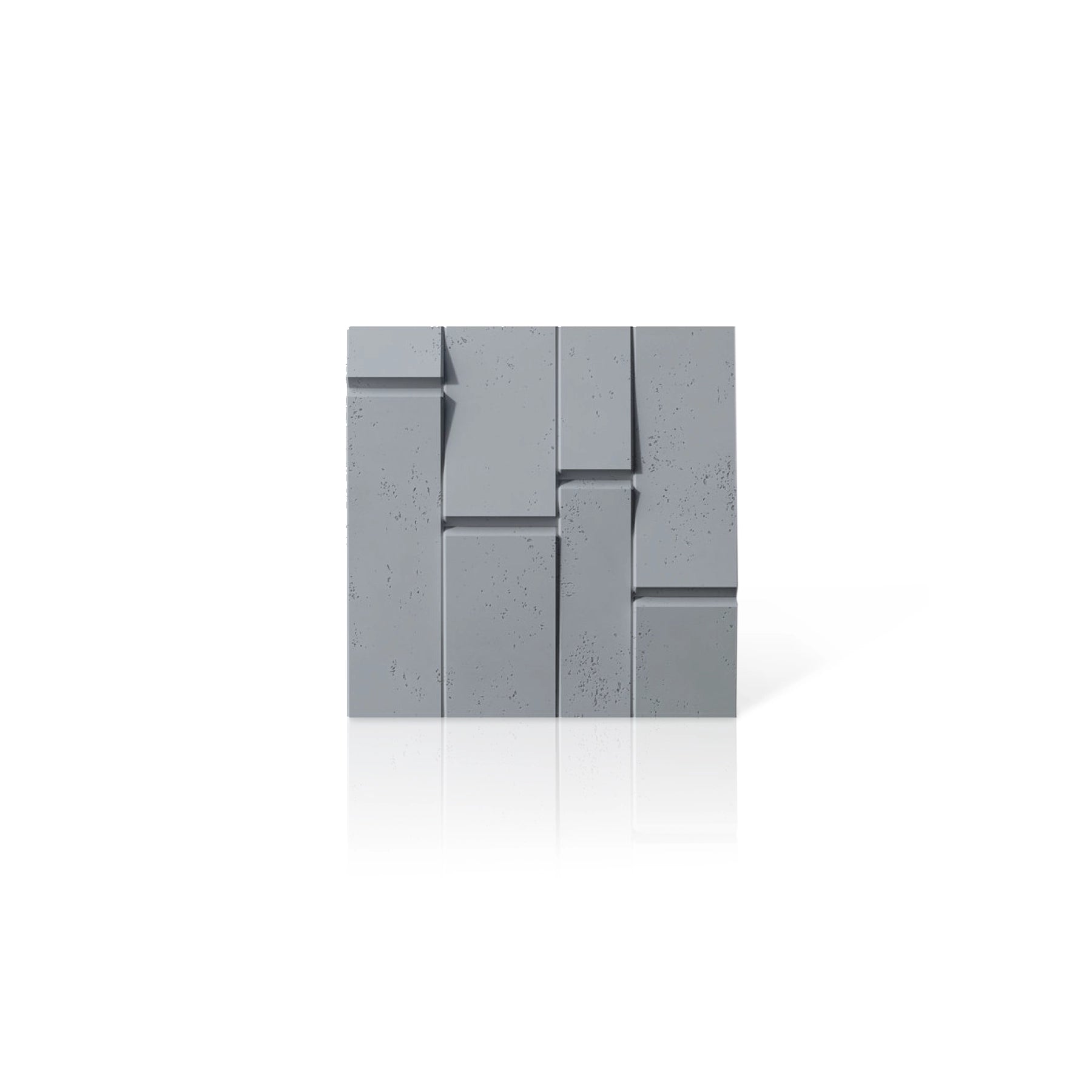 3D Concrete Wall Panels BREAK OUT colour swatch on white background DecorMania UK