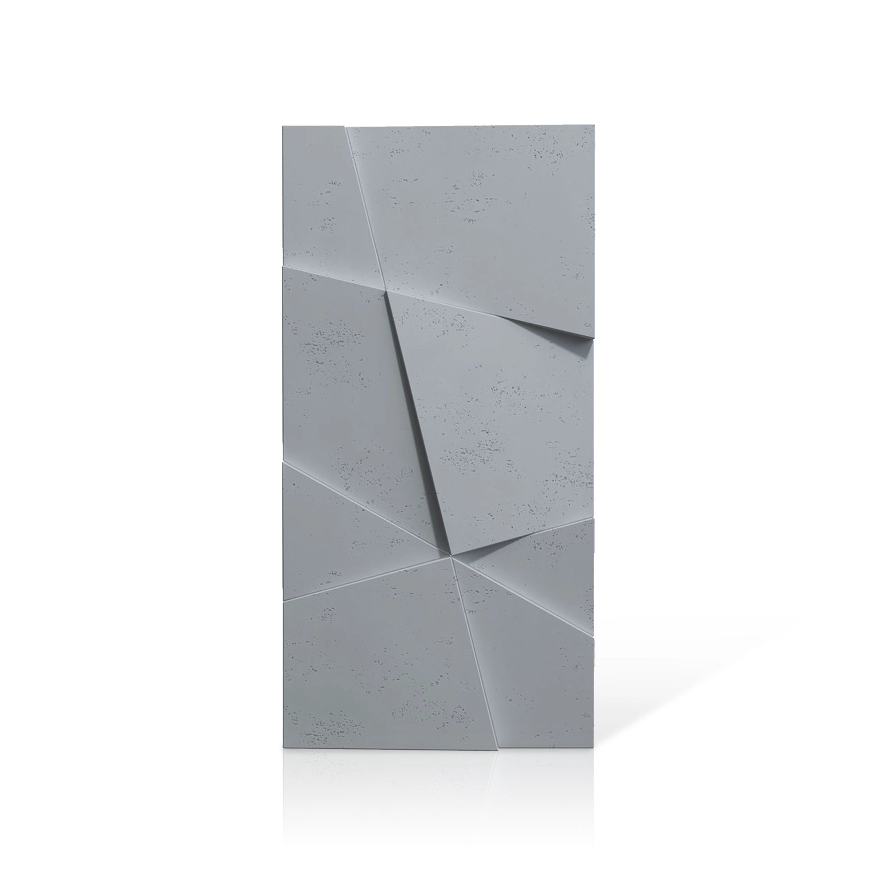 3D Concrete Wall Panels CRYSTAL colour swatch on white background DecorMania UK