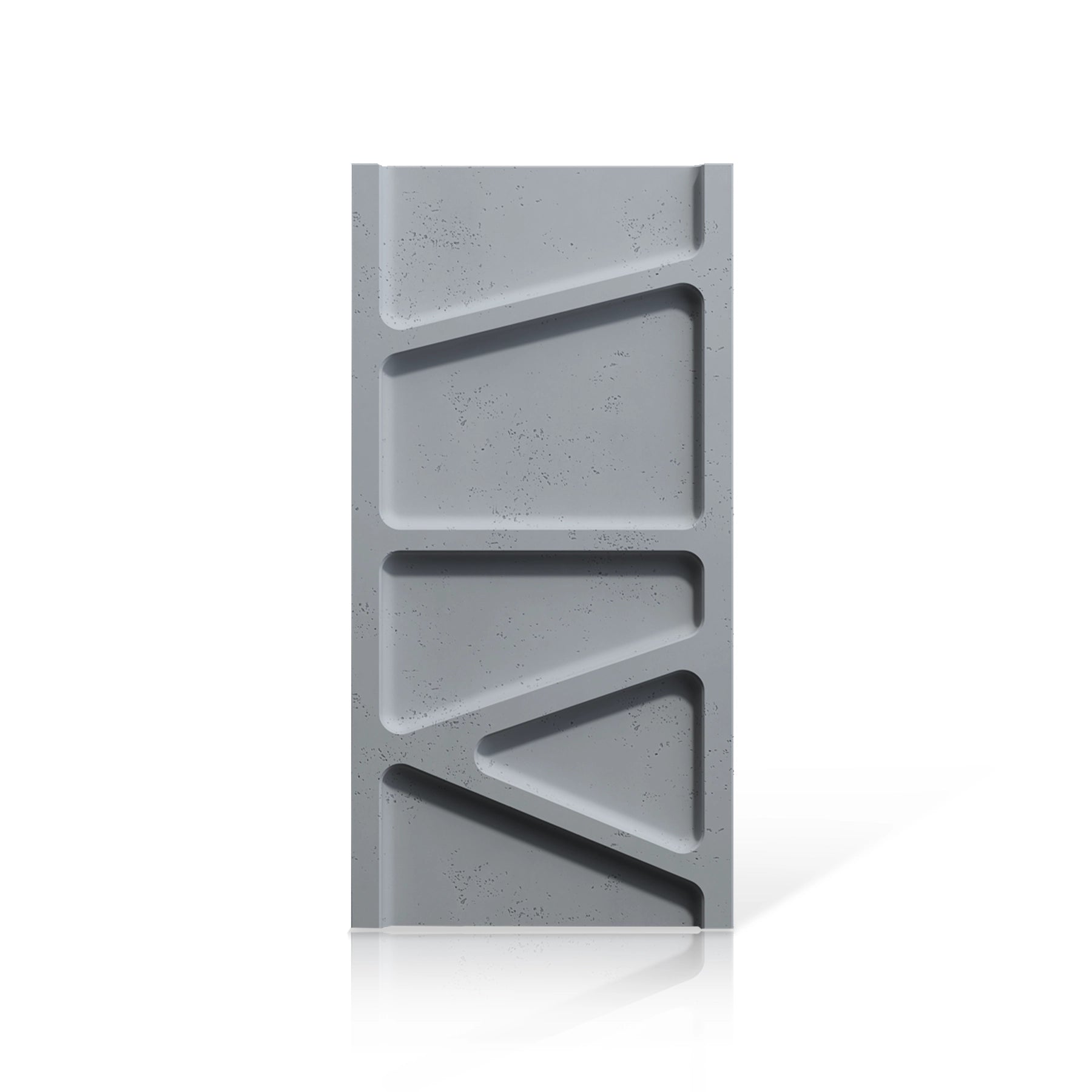 3D Concrete Wall Panels PARALELL colour swatch on white background DecorMania UK