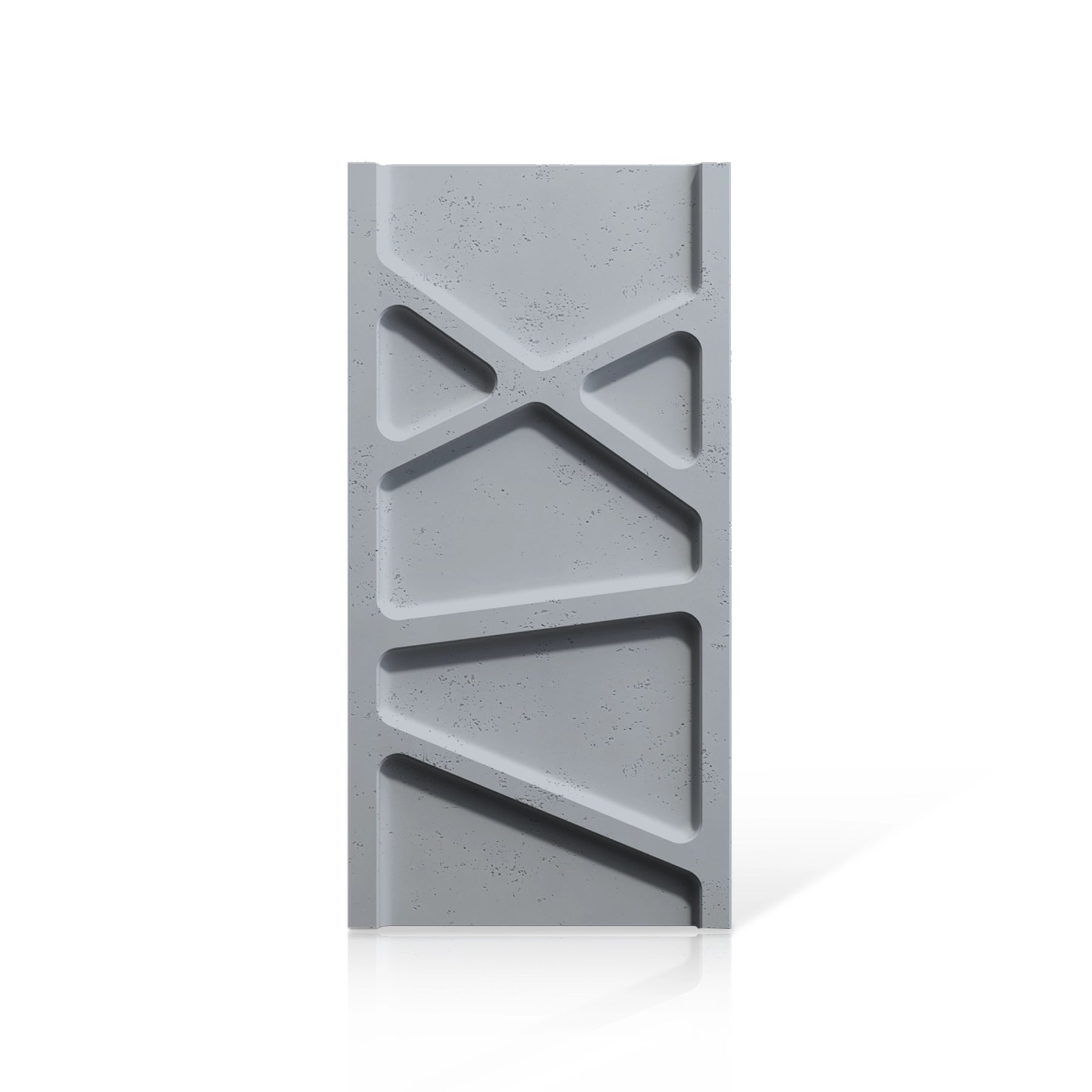 3D Concrete Wall Panels PARALELL colour swatch on white background DecorMania UK