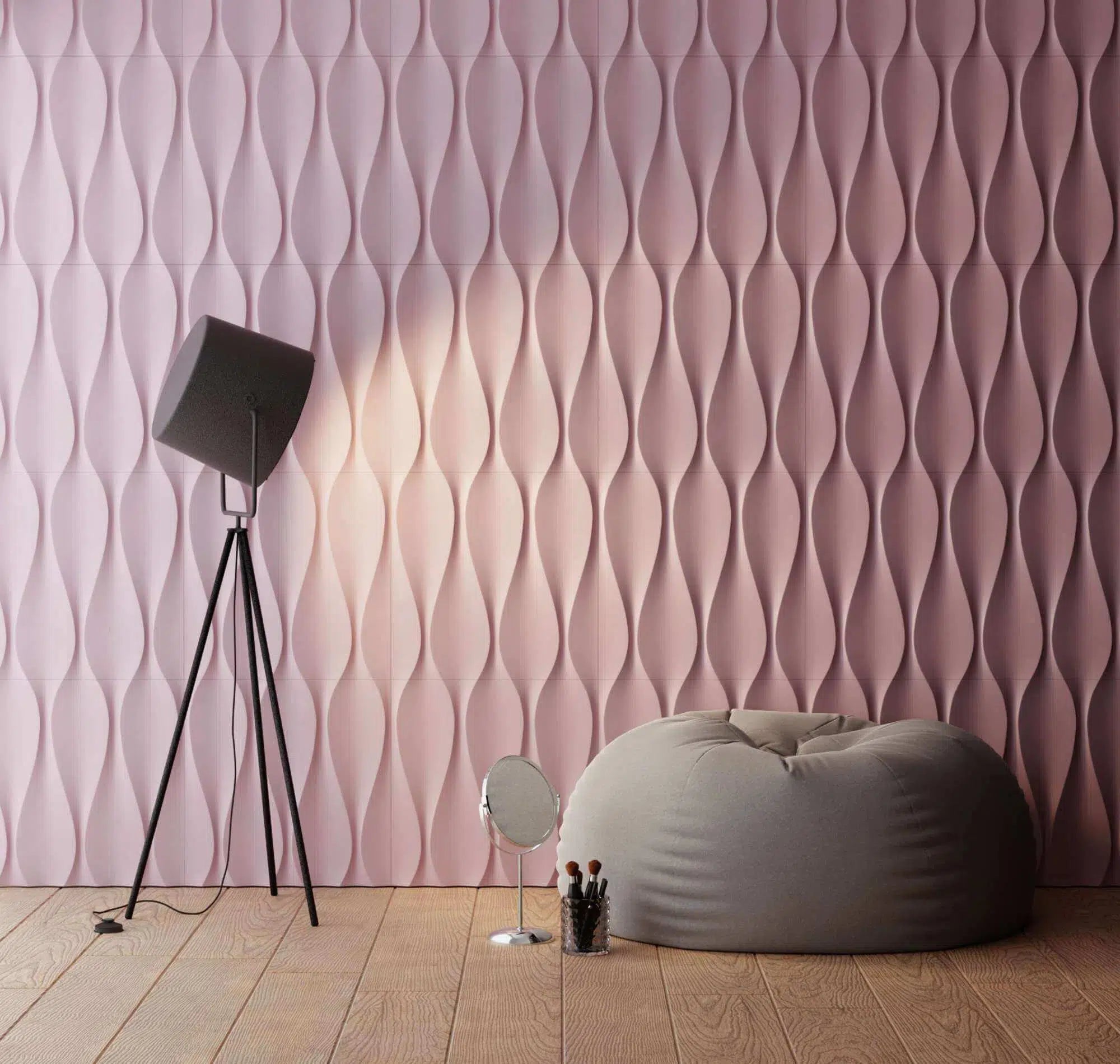 SANDGLASS 3D Decorative Wall Panels - Polystyrene in modern interior | DecorMania UK