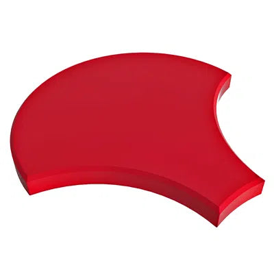 SHELL EDGE Acoustic Soft wall Panel on white background DecorMania UK