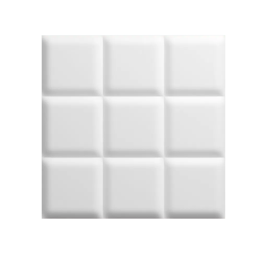 SQUARE 3D Decorative Wall Panels - Polystyrene texture | DecorMania UK