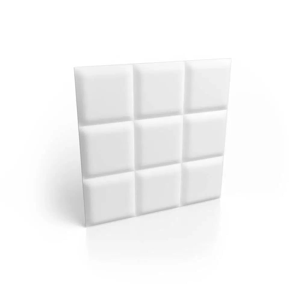 SQUARE 3D Decorative Wall Panels - Polystyrene white background | DecorMania UK