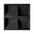 SQUARE Black 3D Acoustic Cork wall panel - DecorMania UK