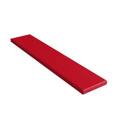 STICK EDGE Acoustic soft wall Panel on white background DecorMania UK